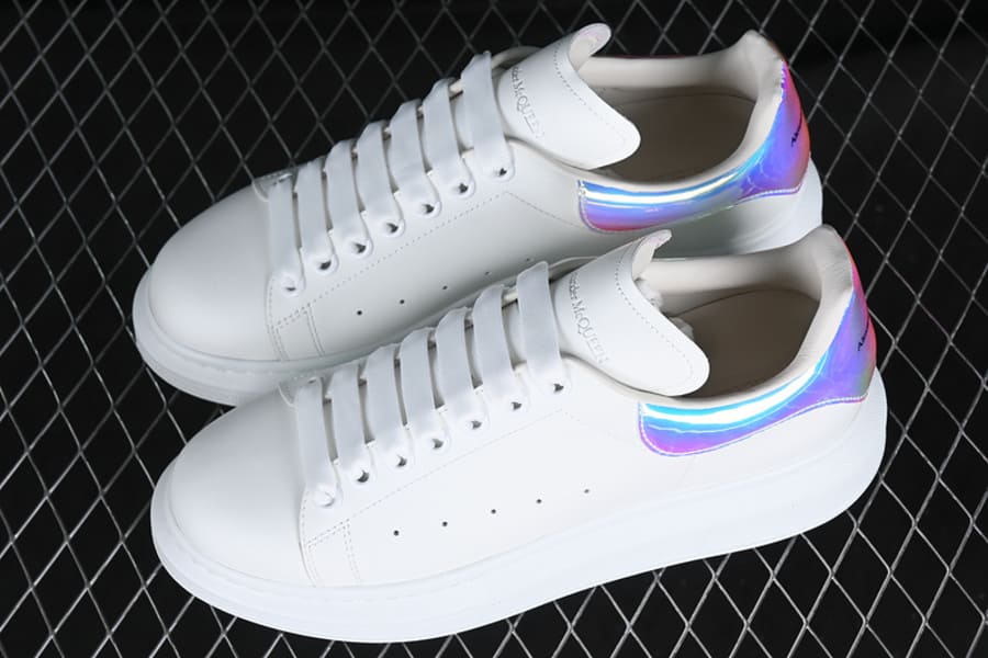 Alexander McQueen Oversized White Shock Pink