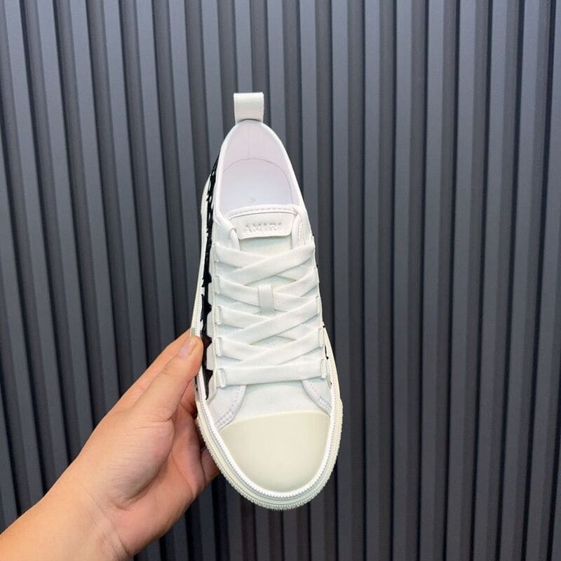 Amiri Stars Court Low White Black