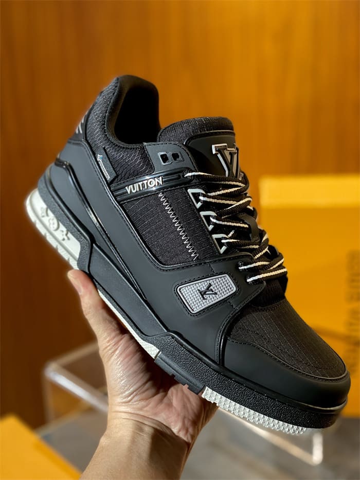 Louis Vuitton LV Trainer Black Grey