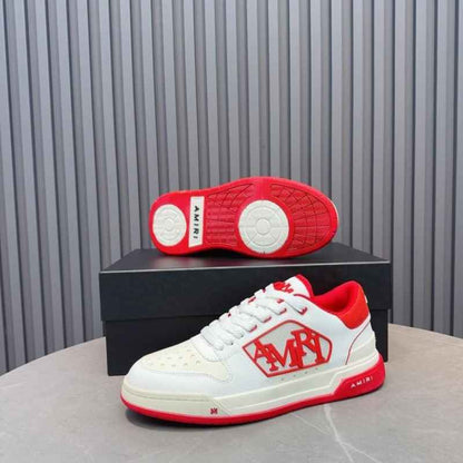 Amiri Classic Low White Red