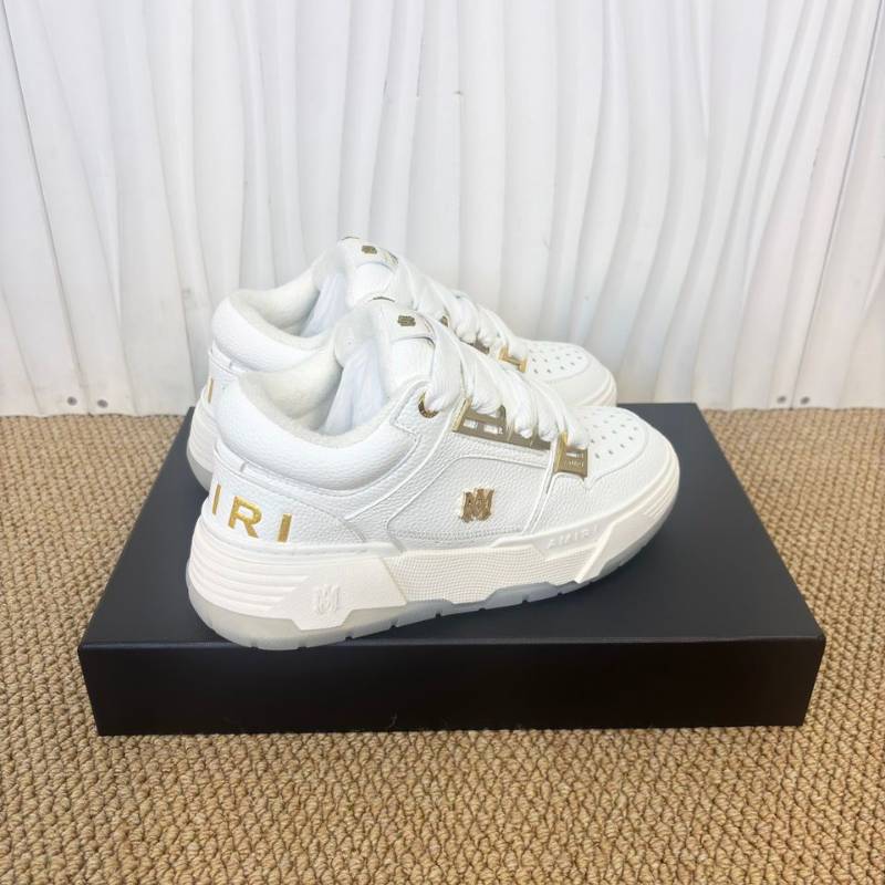 Amiri MA-1 White Metallic Gold