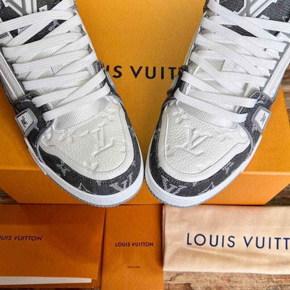 Louis Vuitton LV Trainer Monogram White Grey