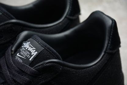 Stussy x Nike Air Force 1 Triple Black