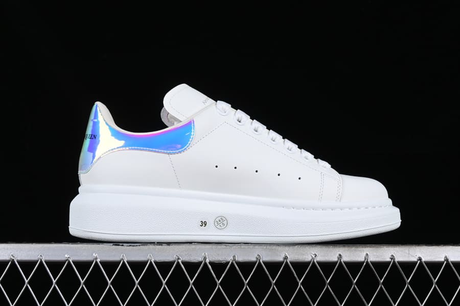 Alexander McQueen Oversized White Shock Pink