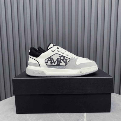 Amiri Classic Low White Grey