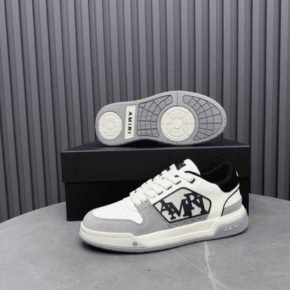 Amiri Classic Low White Grey