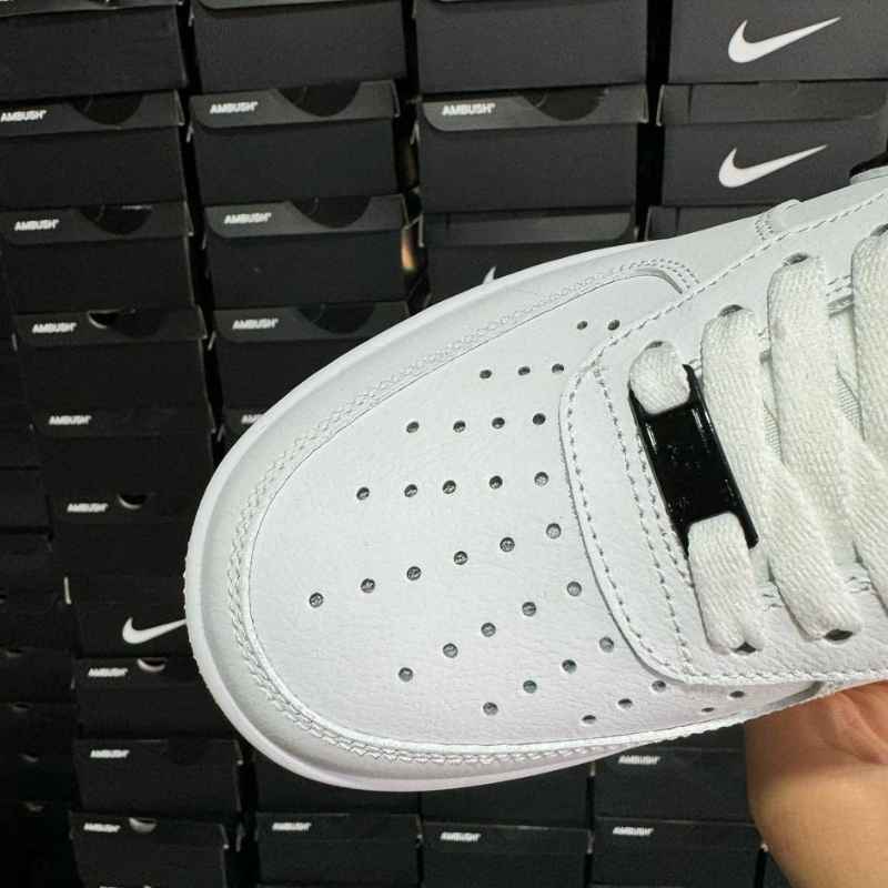 Nike Air Force 1 Liquid Metal Swoosh Black