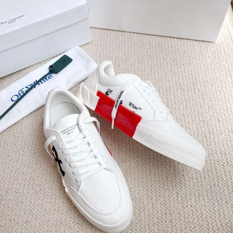 Tênis Off-White Vulcanized Low Canvas White