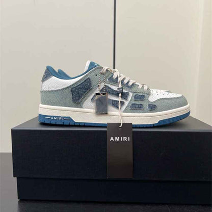 Amiri Skel Top Low Blue Jeans