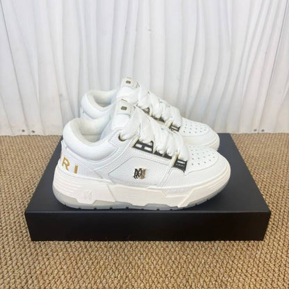 Amiri MA-1 White Metallic Gold
