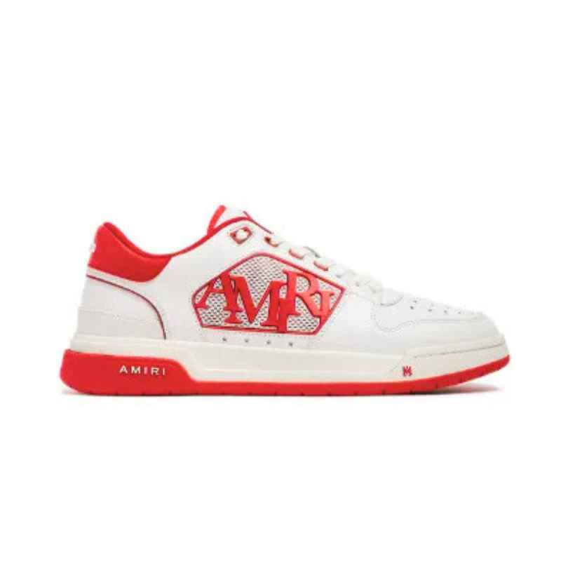Amiri Classic Low White Red