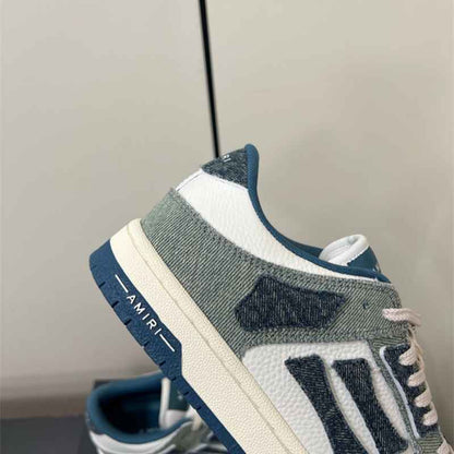 Amiri Skel Top Low Blue Jeans