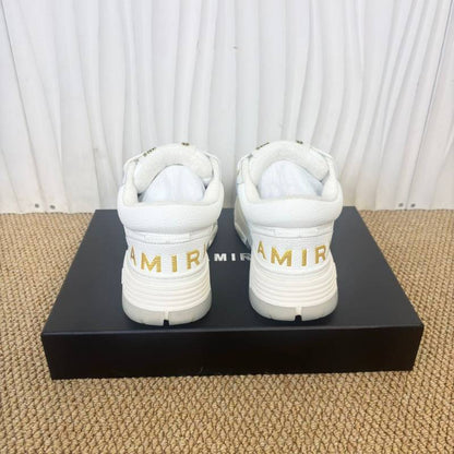 Amiri MA-1 White Metallic Gold