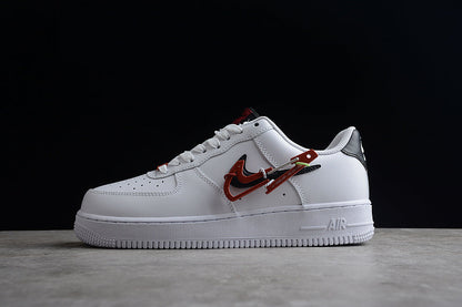 Air Force 1 Low Carabiner Swoosh Red