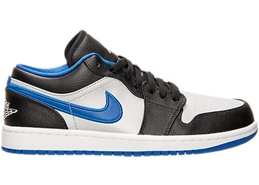 Air Jordan 1 Low Black White Game Royal Platinum