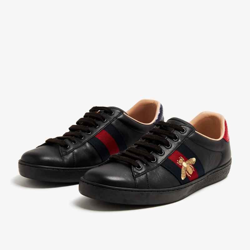 Tênis Gucci Ace Bee Preto