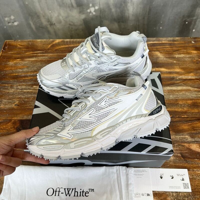 Off-White Be Right Back Grey Silver