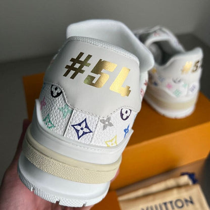 Louis Vuitton LV Trainer x Takashi  Murakami White