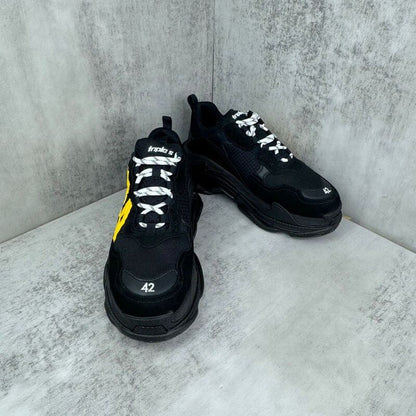 Balenciaga Triple S Tape Type Black