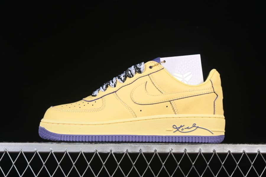 Kobe Bryant x Nike Air Force 1 Protro Mamba Mentality Soft Yellow